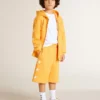 Boys’ orange sweatshirt with zip fastening