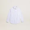 Boys’ shirt with light blue stripes
