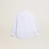 Boys’ shirt with light blue stripes