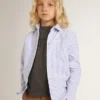 Boys’ shirt with light blue stripes