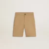 Boys' shorts in beige cotton