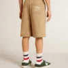 Boys' shorts in beige cotton