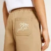 Boys' shorts in beige cotton