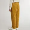 Boys' tobacco-colored chino pants with embroidery