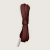 Burgundy LTD laces with embroidered hearts and contrast logo