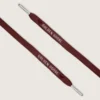 Burgundy LTD laces with embroidered hearts and contrast logo