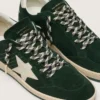 Cream and black checked laces