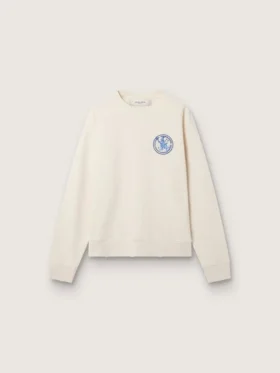 Cream LTD sweatshirt with embroidered patch