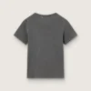 Distressed slim-fit T-shirt in anthracite gray