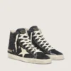 Francy Penstar in glitter with ivory star and black heel tab