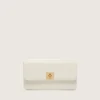 Gioia Bag in butter-colored boarded leather with gold details