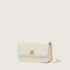 Gioia Bag in butter-colored boarded leather with gold details