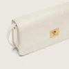 Gioia Bag in butter-colored boarded leather with gold details