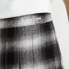 Girls' cotton pleated skirt