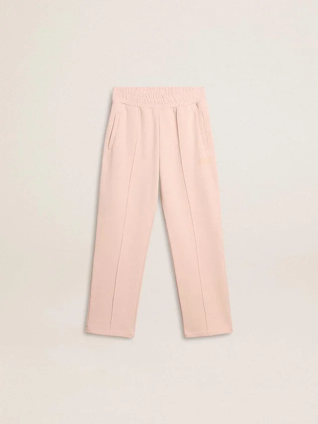 Girls’ pink joggers with print