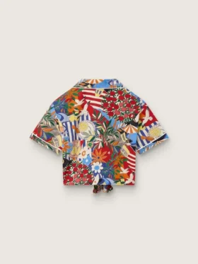 Girls’ shirt with multicolor print