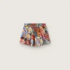 Girls’ shorts with multicolor print
