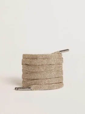 Gold lurex laces