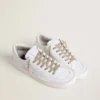 Gold lurex laces