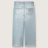 Golden boys’ jeans in light blue denim with an embroidered logo