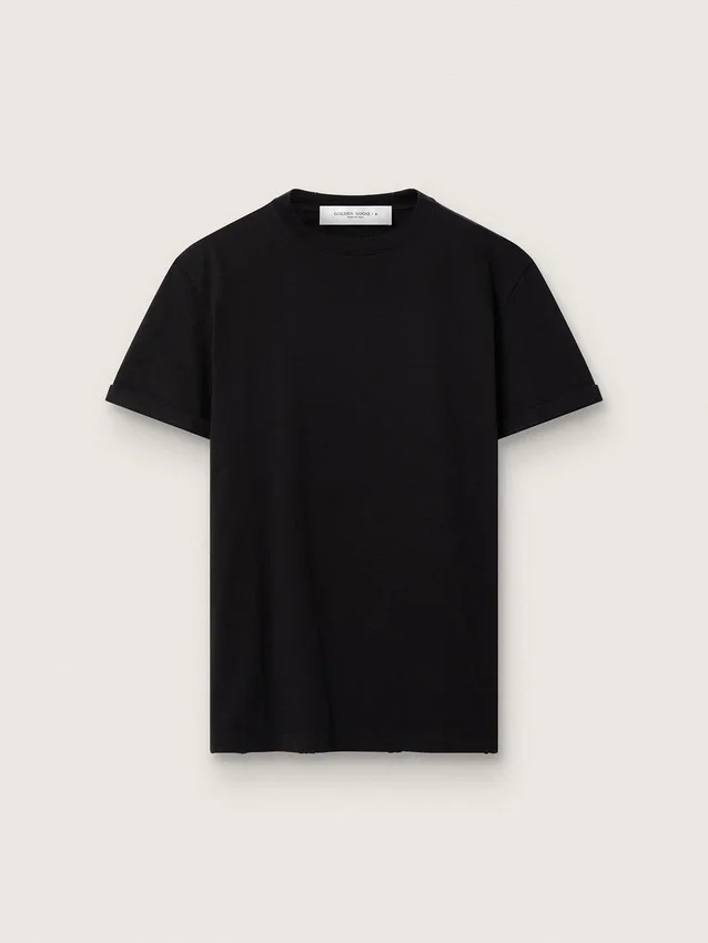 Golden Collection distressed T-shirt in vintage black