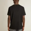 Golden Collection distressed T-shirt in vintage black