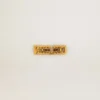 Golden lace tag in antique gold color with pearls