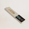 Gray Lurex laces with contrasting black logo