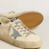 Hi Star in nappa with Swarovski crystal star and dark blue leather heel tab
