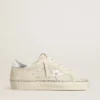 Hi Star in suede with silver metallic leather star and heel tab