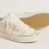 Hi Star in suede with silver metallic leather star and heel tab