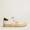 Hi Star with platinum metallic leather star and glitter heel tab