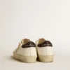 Hi Star with platinum metallic leather star and glitter heel tab