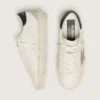 Hi Star with Swarovski crystal star and black leather heel tab