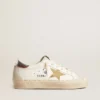 Hi Star with Swarovski crystal star and silver leather heel tab