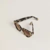 Jackie square sunglasses with tortoiseshell pattern