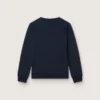 Journey boys’ sweatshirt in blue cotton blend with a contrasting logo