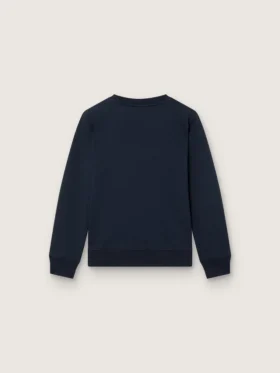 Journey boys’ sweatshirt in blue cotton blend with a contrasting logo