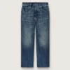 Journey girls’ bootcut jeans in blue denim with gradient rhinestones