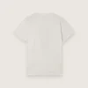 Journey T-shirt for boys in white cotton jersey with digital mascot print