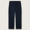 Journey unisex chinos in blue cotton canvas with embroidered logo