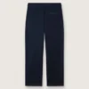 Journey unisex chinos in blue cotton canvas with embroidered logo