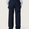 Journey unisex chinos in blue cotton canvas with embroidered logo