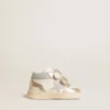 June Junior in nappa and metallic leather inserts with glitter star