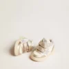 June Junior in nappa and metallic leather inserts with glitter star