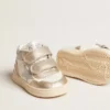 June Junior in nappa and metallic leather inserts with glitter star