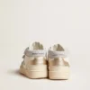 June Junior in nappa and metallic leather inserts with glitter star