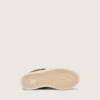 Junior Ball Star in leopard-print pony skin with white leather star and heel tab
