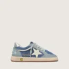 Young Ball Star in light blue and denim-blue suede with white leather star