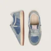Young Ball Star in light blue and denim-blue suede with white leather star